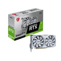 Відеокарта GF RTX 3050 8GB GDDR6 Ventus 2X XS White OC MSI (GeForce RTX 3050 VENTUS 2X XS WHITE 8G OC)