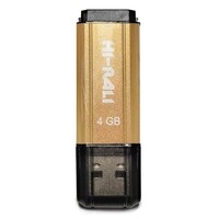 Флеш-накопитель USB 4GB Hi-Rali Stark Series Gold (HI-4GBSTGD)