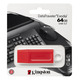 Флеш-накопитель USB3.2 64GB Kingston DataTraveler Exodia Red (KC-U2G64-7GR)