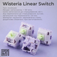 Клавиатура беспроводная Epomaker EP84 Plus 75% Wisteria Linear Switch Hot-Swap (2.4G/BT/USB) RGB UA White (EP84-W-WL)