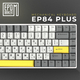 Клавиатура беспроводная Epomaker EP84 Plus 75% Wisteria Linear Switch Hot-Swap (2.4G/BT/USB) RGB UA White (EP84-W-WL)