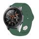 Силиконовый ремешок BeCover для Samsung Galaxy Watch 46mm/Watch 3 45mm/Gear S3 Classic/Gear S3 Frontier Pine-Green (706322)