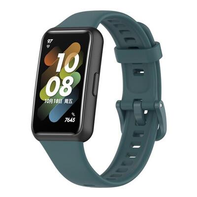 Силиконовый ремешок BeCover для Huawei Band 7/Honor Band 7 Dark Green (709461)