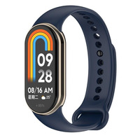 Силиконовый ремешок BeCover для Xiaomi Mi Smart Band 8 Deep Blue (709383)