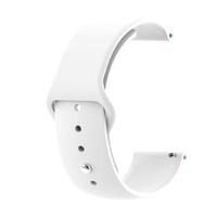 Силіконовий ремінець BeCover для Xiaomi Amazfit Bip/Bip Lite/Bip S Lite/GTR 42mm/GTS/TicWatch S2/TicWatch E White (706197)