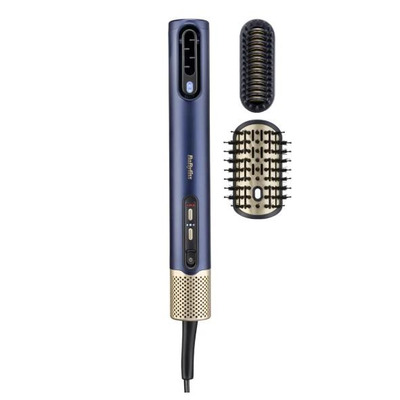 Стайлер  Babyliss Air Wand, 1600Вт, темп.режимов-3, подвійна іонізація, 2 насадки, синій