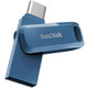 SanDisk Накопичувач 64GB USB-Type C Ultra Dual Drive Go Navy Blue