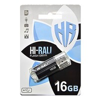 Флеш-накопичувач USB 16GB Hi-Rali Corsair Series Black (HI-16GBCORBK)