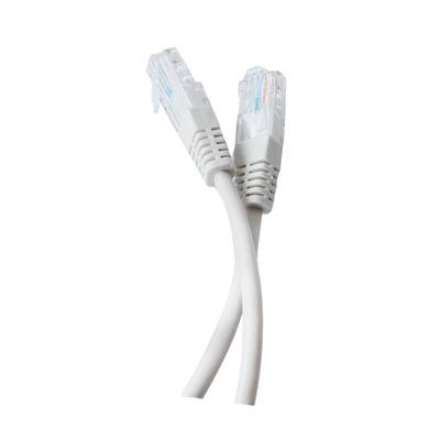 Патч-корд литой Tecro UTP-RJ45-0100, RJ45, Cat.5e, 1m, серый