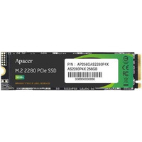 Накопитель SSD  256GB Apacer AS2280P4X M.2 2280 PCIe 3.0 x4 3D TLC (AP256GAS2280P4X-1)