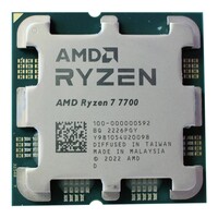 Процесор AMD Ryzen 7 7700 (3.8GHz 32MB 65W AM5) Tray (100-000000592)