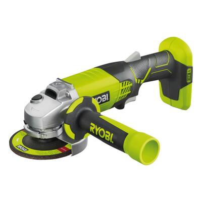 Шліфмашина кутова акумуляторна Ryobi Ryobi R18AG-0, 115мм, 18В, 7500об•хв, ONE+, 2.64кг, без АКБ та ЗП