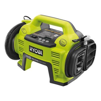 Компресор автомобільний акумуляторний Ryobi R18i-0, 18В ONE+, 10.3бар, без АКБ та ЗП