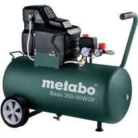 Компресор повітряний Metabo Basic 250-50 W OF безолійний, 1500Вт, 50л, 120л/хв, 8бар