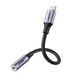 Перехідник Lightning to 3.5 mm 10cm Headphone Jack Adapter Model US211 UGREEN Сірий