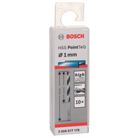 Свердло по металу Bosch HSS-PointTeQ, 1х12х34мм, 10шт