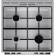 Gorenje Плита комби, 71л, 60x60см, дисплей, эмалированные реш, программатор IconLed,нерж