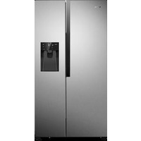 Холодильник Gorenje SBS, 179x68x91см, 2 дв,, Х- 368л, М- 167л, A++, NF Plus,  Інвертор, диспенсер, Дисплей, сірий