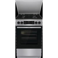 Плита Gorenje комбінована, 70л, 50x60см, дисплей, IconLed, емальовані, нерж