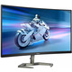 Монітор TFT 31,5" Philips 32M1C5200W, VA, 240 Hz, 0,5ms, вигнутий, 2xHDMI, DP, HAS, сірий