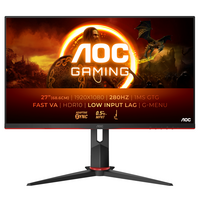 Монiтор TFT AOC 27" 27G2ZN3/BK VA FHD 300nit 280Hz 2*HDMI DP Pivot Black/Red