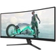 Монiтор TFT PHILIPS 34" Evnia 34M2C3500L/00 21:9 VA QHD Curved 180Hz 2*HDMI DP Dark grey