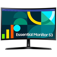 Монитор Samsung 27" Essential S3 LS27D360 (LS27D360GAIXCI) VA Black Curved 100Hz