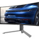 Монітор TFT 34" AOC PD34, QD-OLED, WQHD, 240Гц, 0,03мс, вигн., 2хHDMI, DP, USB-C, USB-hub, HAS, кол., чорний