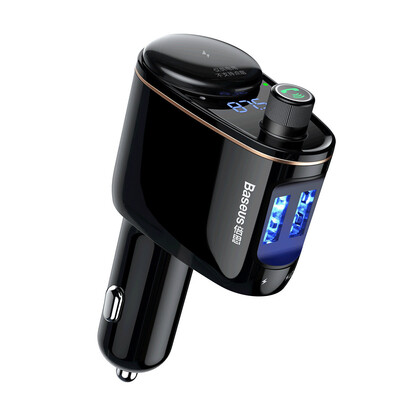 FM-модулятор Baseus Locomotive Wireless MP3 Vehicle Charger Black