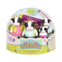 Li`l Woodzeez Набор фигурок Семья Коров