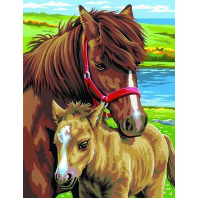 Набір для творчості Sequin Art PAINTING BY NUMBERS JUNIOR-PAIRS Horses (SA0215)