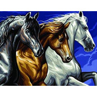 Набір для творчості Sequin Art PAINTING BY NUMBERS SENIOR Wild Horses (SA1040)