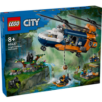 LEGO 60437 City Вертолет в базовом лагере для исследования джунглей