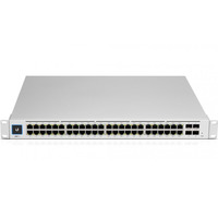 Коммутатор Ubiquiti UniFi USW-48 (48xGE, 4xSFP, 1.3" touch LCM, L2)