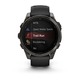 Смарт-годинник Garmin Fenix 8 43mm AMOLED Sapphire Carbon Gray DLC Titanium with Black Silicone (010-02903-28)