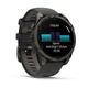 Смарт-годинник Garmin Fenix 8 43mm AMOLED Sapphire Carbon Gray DLC Titanium with Black Silicone (010-02903-28)