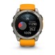 Смарт-годинник Garmin Fenix 8 47mm AMOLED Sapphire Graphite DLC Titanium with Spark Orange Silicone (010-02904-19)