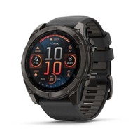 Смарт-часы Garmin Fenix 8 51mm AMOLED Sapphire Carbon Gray DLC Titanium with Black Silicone (010-02905-63)