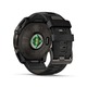 Смарт-часы Garmin Fenix 8 51mm Sapphire Solar Carbon Gray DLC Titanium with Black Silicone (010-02907-70)