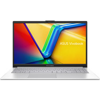 Ноутбук ASUS Vivobook GO E1504GA-BQ115 15.6" FHD IPS, Intel i3-N305, 8GB, F512GB, UMA, NoOS, Серебристый