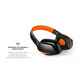 Bluetooth-гарнитура Kotion EACH B3506 Black/Orange (ktb3506bt)