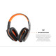 Bluetooth-гарнитура Kotion EACH B3506 Black/Orange (ktb3506bt)