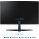 Монiтор Samsung 27" Essential S3 LS27D366 (LS27D366GAIXCI) VA Black Curved 100Hz