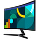 Монiтор Samsung 27" Essential S3 LS27D366 (LS27D366GAIXCI) VA Black Curved 100Hz