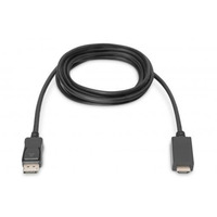 Адаптер DIGITUS DisplayPort - HDMA UHD 4K, M/M type A, 2 m