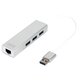 USB Хаб Digitus DA-70250-1 USB 3.0, 3xUSB, 1xLAN Gigabit (DA-70250-1)