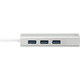 USB Хаб Digitus DA-70250-1 USB 3.0, 3xUSB, 1xLAN Gigabit (DA-70250-1)