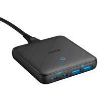 Мережевий зарядний пристрій Anker PowerPort 543 Atom III Slim Black, 45W USB Type-C + 20 W USB (A2046G12)