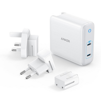 Мережевий зарядний пристрій Anker PowerPort Atom III Duo White, 60W, 2хUSB Type-C (A2629H21)