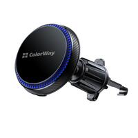 Беспроводное зарядное устройство СolorWay MagSafe 360° Air Vent 15W Black (CW-CHMW041Q-BK)